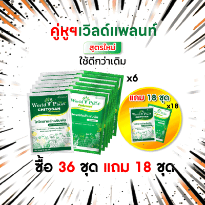 คู่หูเวิลด์แพลนท์ 36 ชุด แถม 18 ชุด