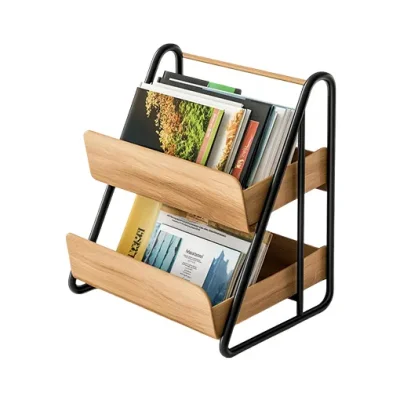 Wooden Magazine Rack