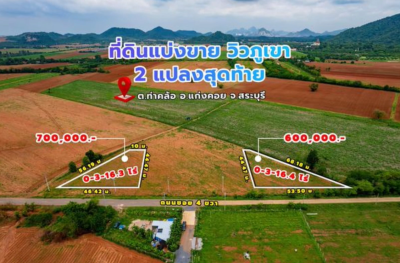 ที่ดิน (2 แปลง) / แก่งคอย-สระบุรี