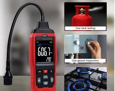High-Sensitivity Gas Leak Detector with Flexible Probe