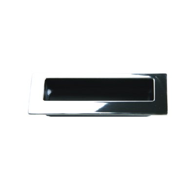 มือจับฝังพลาสติกชุบโครเมียม | Flush Handle สำหรับตู้เสื้อผ้า ตู้ครัว (PH-03/PH-04/PH-05)