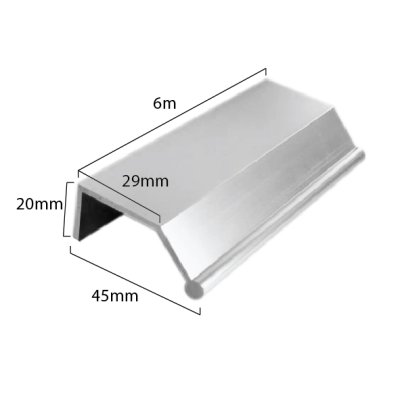 มือจับโปรไฟล์ อลูมิเนียม แบบตัวยู และ ตัวเอฟ Handle Proflie