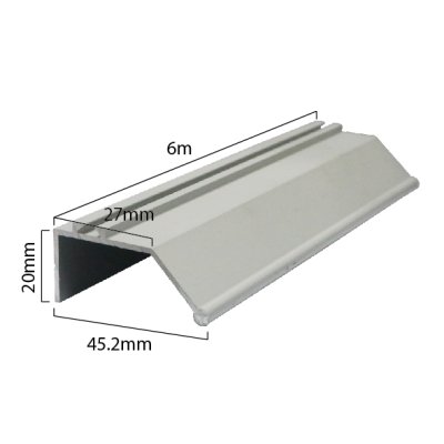 มือจับโปรไฟล์ อลูมิเนียม แบบตัวยู และ ตัวเอฟ Handle Proflie