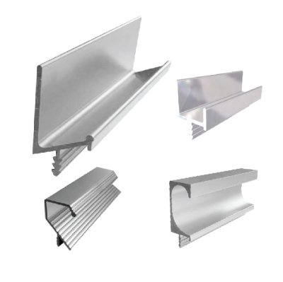 มือจับอลูมิเนียม มือจับโปรไฟล์ Handle Aluminium Profile สำหรับไม้หนา 16/19 มม.