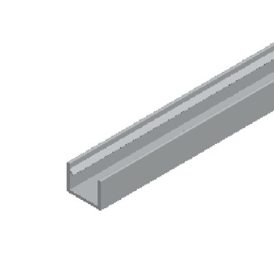 เฟรมอลูมิเนียม เฟรมต่อกลาง กรอบอลูมิเนียม ขอบบานตู้ ขนาด 45/20 มม. สำหรับกระจกหนา 5 มม.