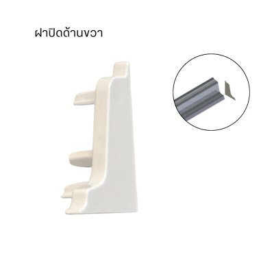 ที่ปิดบัวกันน้ำพลาสติก PVC สำหรับมุมและขอบ | ฝาปิดบัวผนัง ห้องครัว ห้องน้ำ กันเชื้อรา กันความชื้น