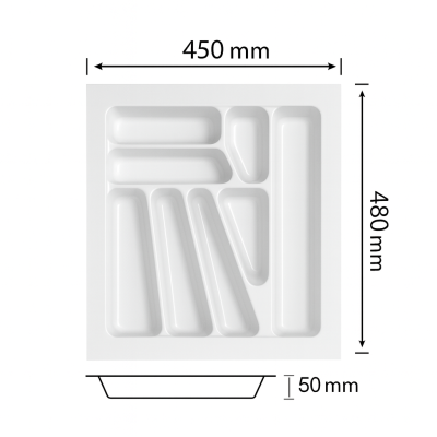 ถาดวางช้อนส้อม ถาดใส่ช้อนส้อม ถาดจัดระเบียบลิ้นชัก ถาดใส่อุปกรณ์ครัว