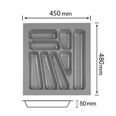 ถาดวางช้อนส้อม ถาดใส่ช้อนส้อม ถาดจัดระเบียบลิ้นชัก ถาดใส่อุปกรณ์ครัว