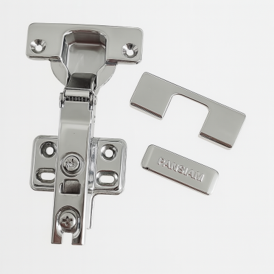 บานพับถ้วยไฮโดรลิก 35 มม. พร้อมฝาปิด Soft Close Slide On ปิดนุ่มนวล เปิดกว้าง 105° (รุ่น C-3209)