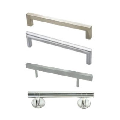 มือจับสแตนเลส มือจับตัวซี Stainless Handle สำหรับบานตู้/ประตู/ลิ้นชัก ดีไซน์โมเดิร์น แข็งแรง ทนทาน