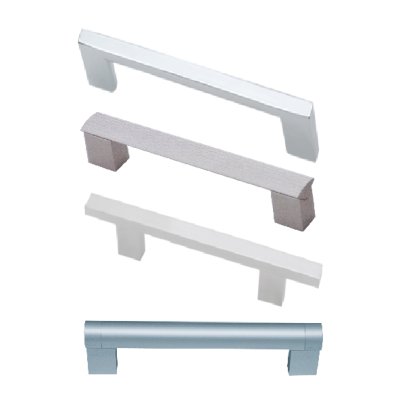 มือจับอะลูมิเนียม ตัวซี Aluminium Handle มือจับประตู/บานตู้/ตู้ครัว กันสนิม ดีไซน์โมเดิร์น