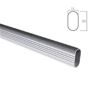 ท่อราวแขวนเสื้อผ้า ตู้เสื้อผ้า Wardrobe Rail อลูมิเนียม/สแตนเลส ยาว 6 เมตร