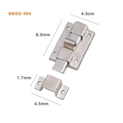 กลอนสแตนเลส รุ่น BBSS กลอนประตูบ้าน กลอนล็อค กลอนนิรภัย กันสนิม แข็งแรง ทนทาน
