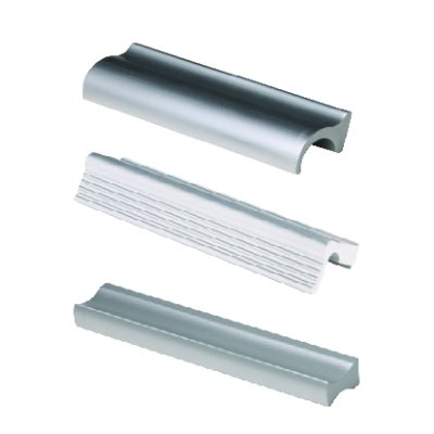 มือจับอะลูมิเนียม สำหรับบานตู้ (ระยะสกรู 64mm, 96mm, 128mm, 192mm)