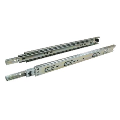 รางลูกปืน 3 ตอน 35 มม. Full Extension Ball Bearing Slide รางลิ้นชักเหล็ก รับน้ำหนัก 25 กก. (12-20 นิ้ว)
