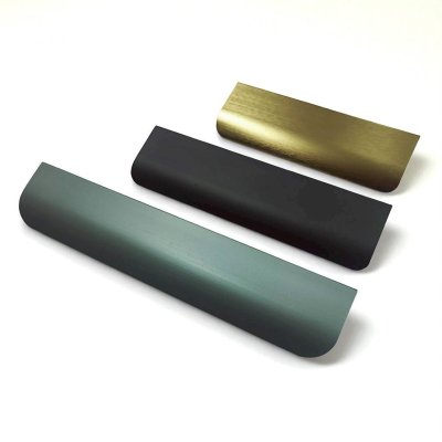 มือจับมิลลิ่ง ตัว L รุ่น HDZN-11001 (Handle Milling) อลูมิเนียม สีทอง ดำ เทา