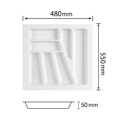 ถาดวางช้อนส้อม ถาดใส่ช้อนส้อม ถาดจัดระเบียบลิ้นชัก ถาดใส่อุปกรณ์ครัว