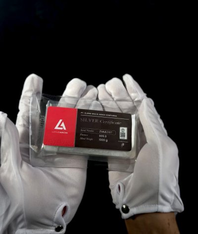 Perak Lotus Archi 999,9 Logam Mulia Perak 1 Kg