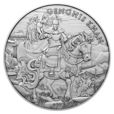 Legendary Warriors Series "Genghis Khan" 1 oz