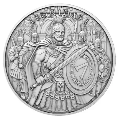 Legendary Warriors Series "Leonidas" 1 oz