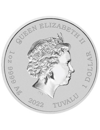 2022 Silver SIMPSONS Season's Greetings Proof Coin 1oz (in Card) - Limited 2.500 pcs