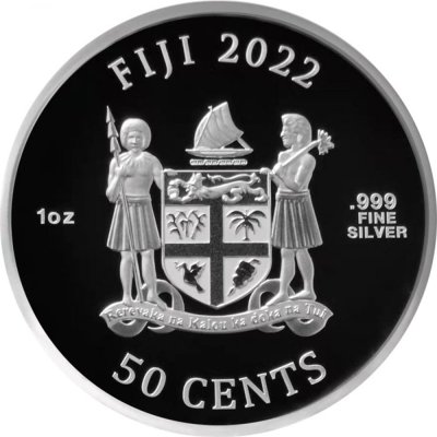 2022 Colorized Fiji Silver Ancient Warrior Samurai Coin 1 oz 2022 Colorized Fiji Silver Ancient Warrior Samurai Coin 1 oz