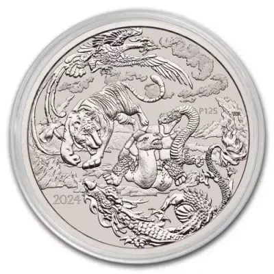 2024 Australia Chinese Myths and Legends - Four Guardians 1oz