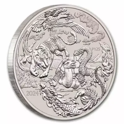 2024 Australia Chinese Myths and Legends - Four Guardians 1oz