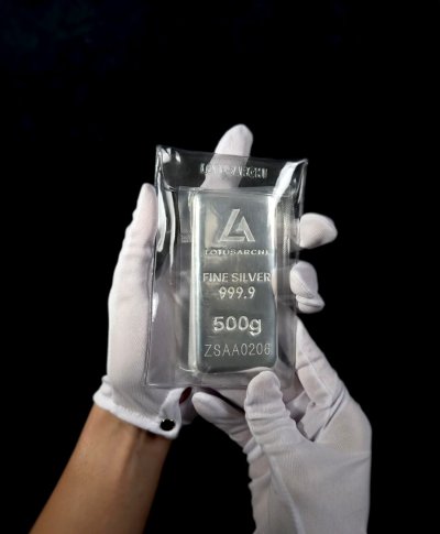 PO (Pre Order) Perak Lotus Archi 999,9 Logam Mulia Perak 500 gr