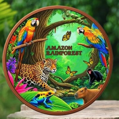 Amazon Rainforest Colorized Copper 5 avdp oz (in Capsule)