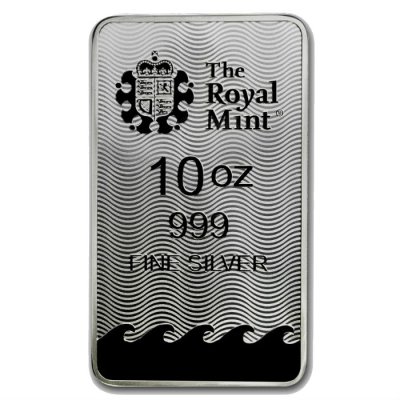 Britannia Silver Bar 10 oz (311 gram)