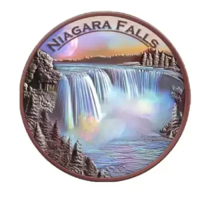 Niagara Falls Colorized Copper 5 avdp oz (in Capsule)