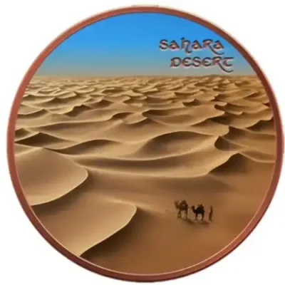 Sahara Desert Colorized Copper 5 avdp oz (in Capsule)