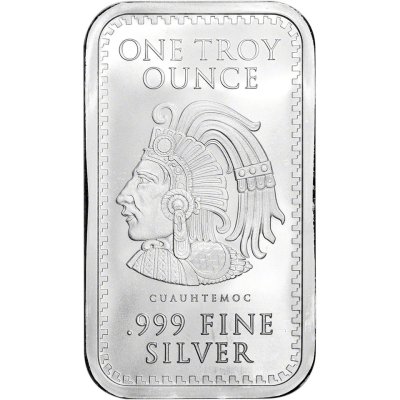 Golden State Mint Silver Bar Aztec Calendar 1 oz (in Capsule)
