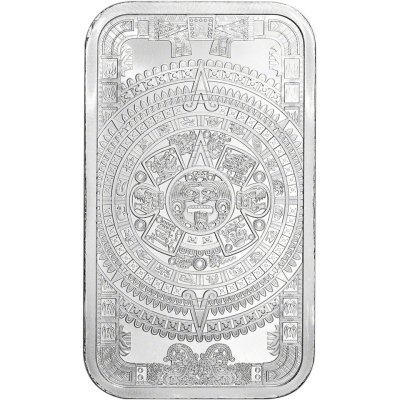 Golden State Mint Silver Bar Aztec Calendar 1 oz (in Capsule)