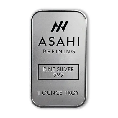 1 oz Asahi Silver Bar (in Capsule)