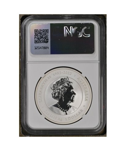 2024 P125 First Releases Australia Year of the Dragon-Yellow Limited Edition NGC MS 70