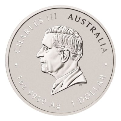 2025 Australia Lunar Series III - Year of the Snake Silver Coloured 1 oz (in Capsule)