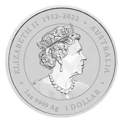 2024 Australia Lunar Series III - Year of the Dragon Silver 1 oz (in Capsule)
