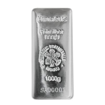 1 Kilo Heraeus Silver Bar