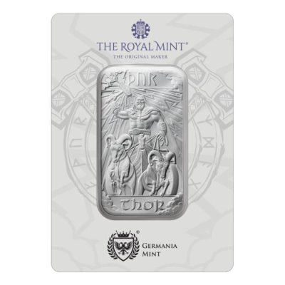 2025 Thor Norse Gods Silver Bar 1 oz – Great Britain (Card)