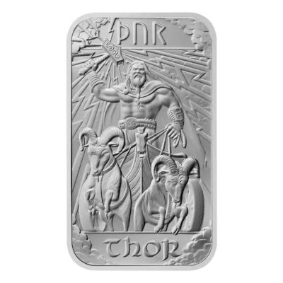 2025 Thor Norse Gods Silver Bar 1 oz – Great Britain (Card)
