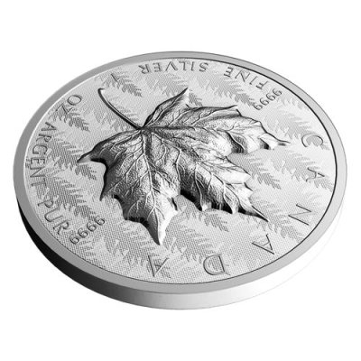 2024 Silver Maple Leaf Fine Silver Ultra High Relief Coin 1 oz