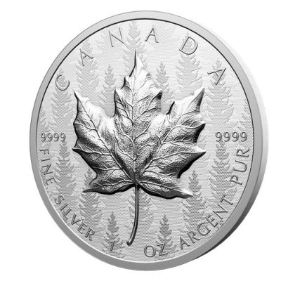 2024 Silver Maple Leaf Fine Silver Ultra High Relief Coin 1 oz