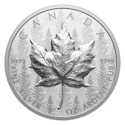 2024 Silver Maple Leaf Fine Silver Ultra High Relief Coin 1 oz