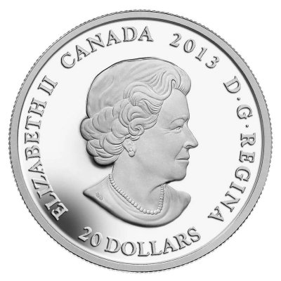 2013 Maple Leaf Impression - Pure Silver Coin 1 oz
