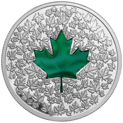 2014 Maple Leaf Impression - Pure Silver Coin 1 oz