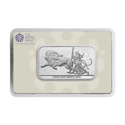2025 Una and the Lion Silver Bullion Minted Bar 1oz