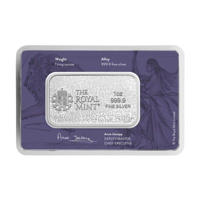 2025 Una and the Lion Silver Bullion Minted Bar 1oz