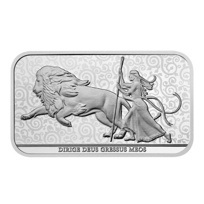 2025 Una and the Lion Silver Bullion Minted Bar 1oz